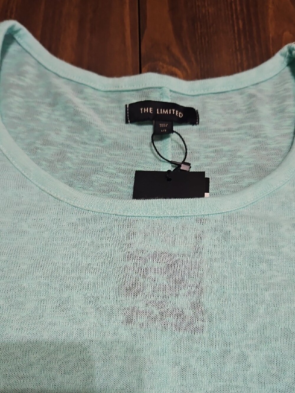The Limited Mint Green Lace Sleeve Scoop Neck Tee - Picture 6 of 11
